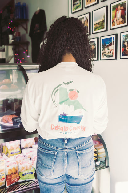 Classic DeKalb Long Sleeve | Long Sleeve White DeKalb County Shirt