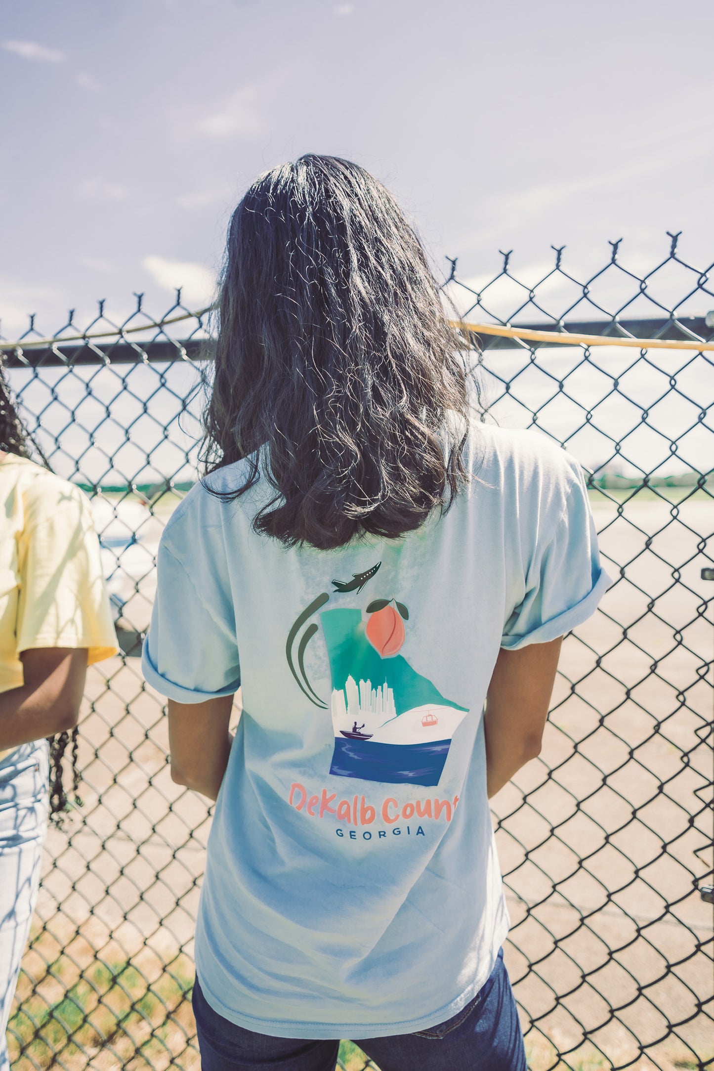 Everyday Pride | Light Blue & Red DeKalb Shirts