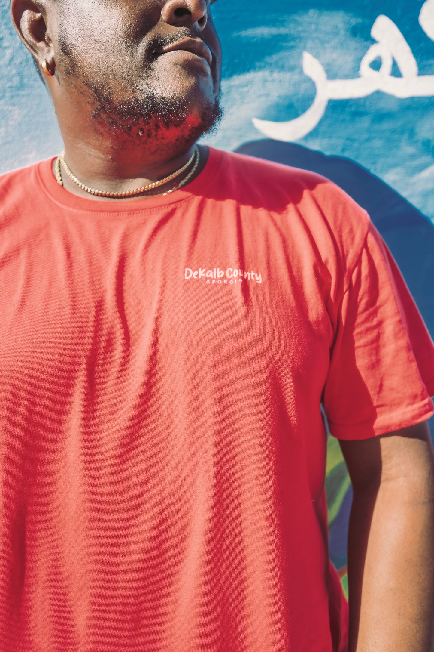 Everyday Pride | Light Blue & Red DeKalb Shirts