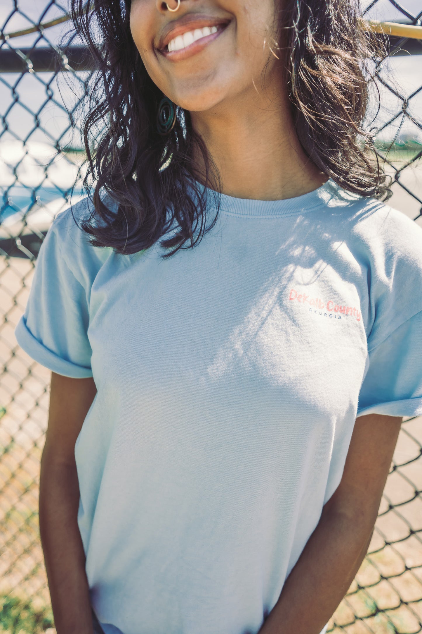 Everyday Pride | Light Blue & Red DeKalb Shirts