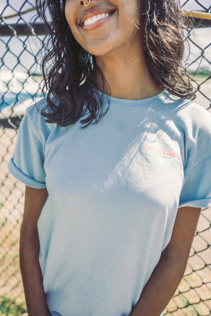 Everyday Pride | Light Blue & Red DeKalb Shirts