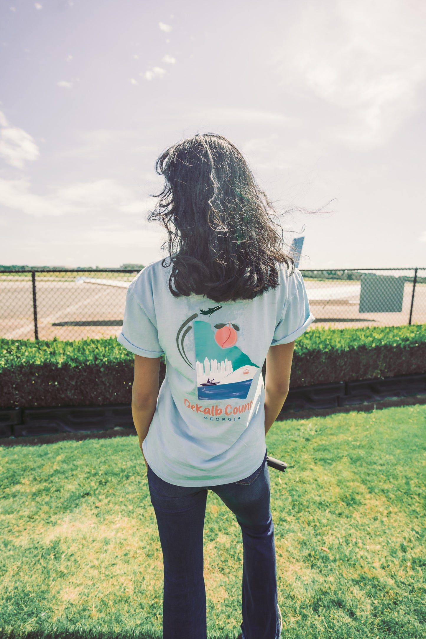 Everyday Pride | Light Blue & Red DeKalb Shirts