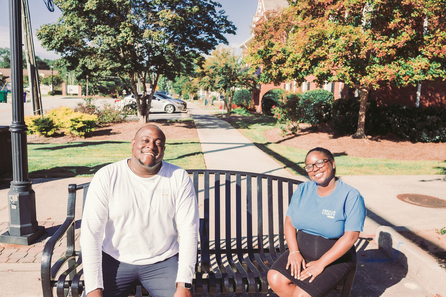 Classic DeKalb Long Sleeve | Long Sleeve White DeKalb County Shirt