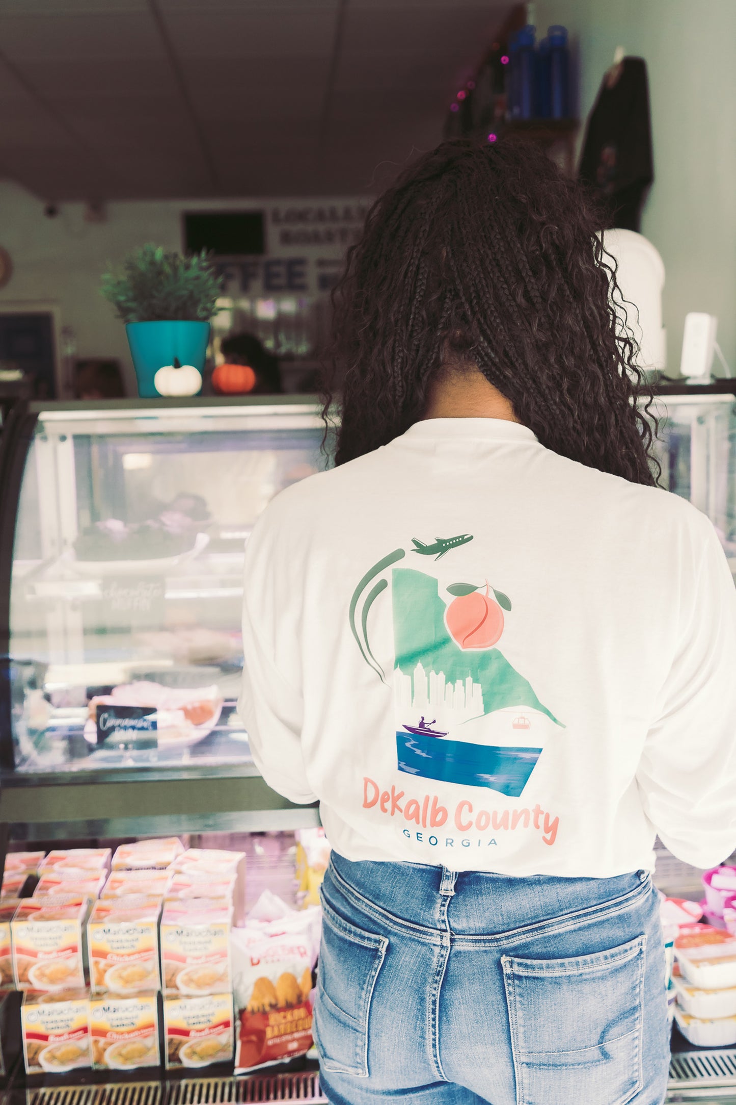 Classic DeKalb Long Sleeve | Long Sleeve White DeKalb County Shirt